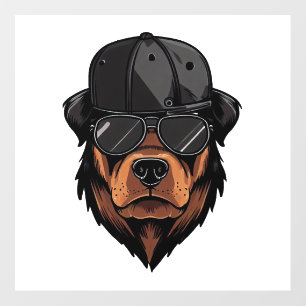 Rottweiler Gangster  Wall Decal
