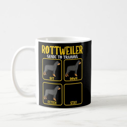 rottweiler guide to training dogs rottweiler mom d coffee mug