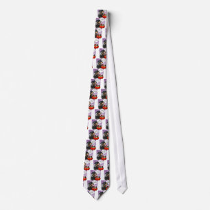 Rottweiler Halloween Candy Tie