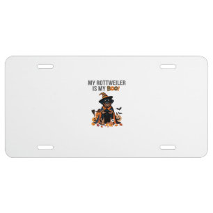 Rottweiler Halloween Costume  My Rottweiler is My  License Plate