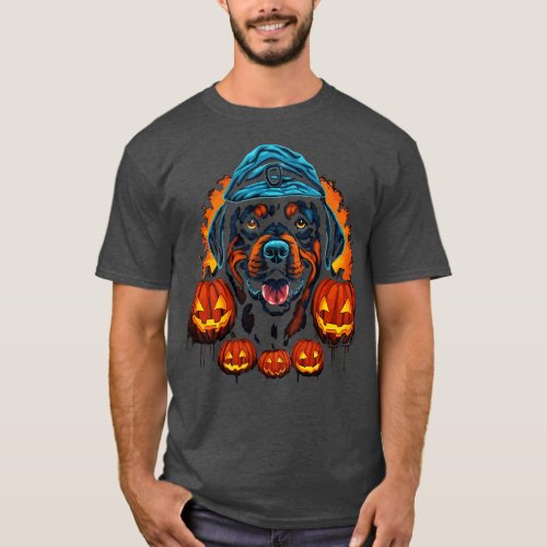 Rottweiler Halloween T_Shirt