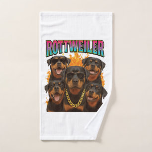 Rottweiler  hand towel 