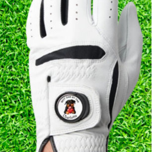 Rottweiler Heart gift  Golf Glove