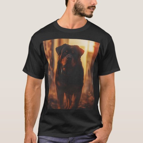 Rottweiler in the City T_Shirt