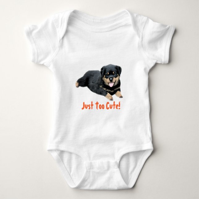 Rottweiler Infant Creeper (Front)