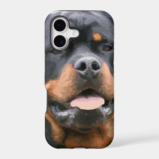 rottweiler iphone case (Back)