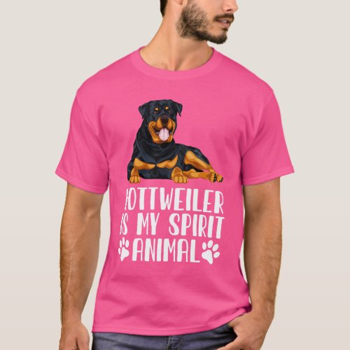 Rottweiler is My Spirit Animal T_Shirt