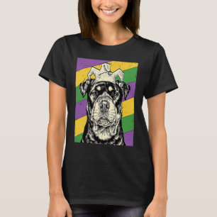 Rottweiler Jester Mardi Gras Dog Mom or Dad T-Shirt