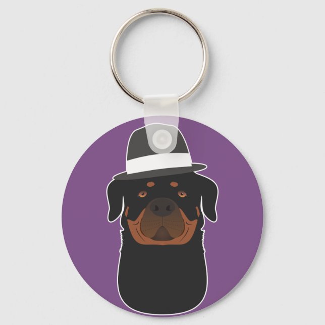 Rottweiler Keychain (Front)