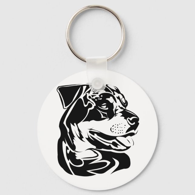 rottweiler keychain (Front)