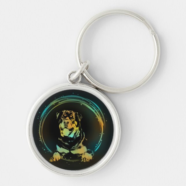 Rottweiler Keychain (Front)