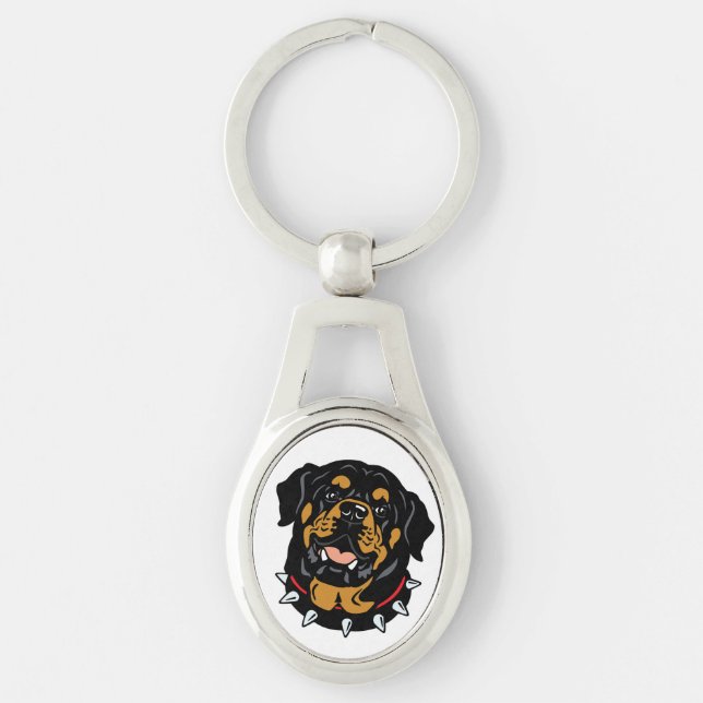 rottweiler keychain (Front)