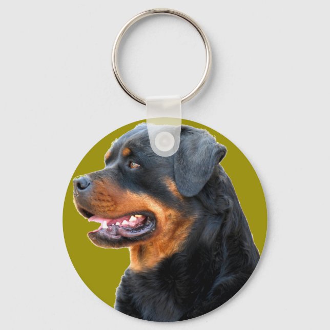 Rottweiler Keychain (Front)