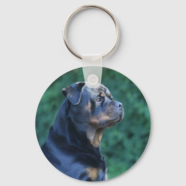 Rottweiler  keychain (Front)