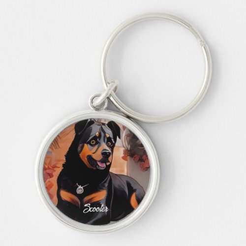 Rottweiler  keychain