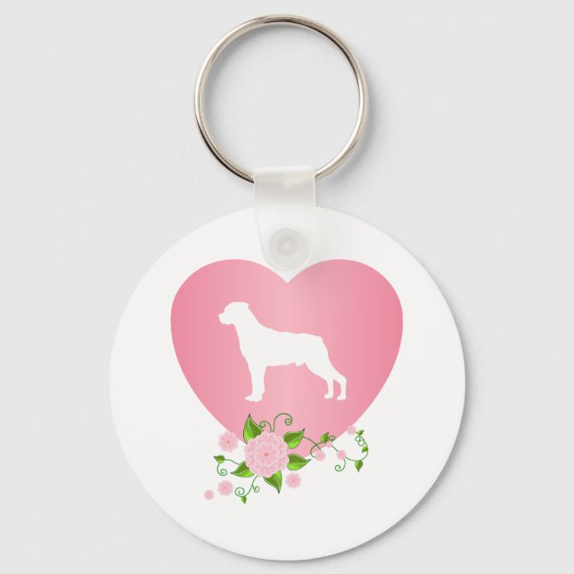 Rottweiler Keychain (Front)