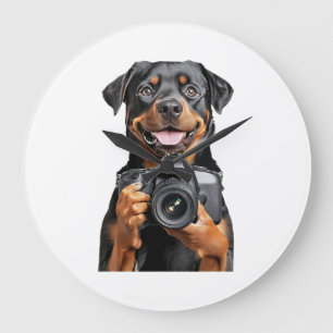 Rottweiler   large clock