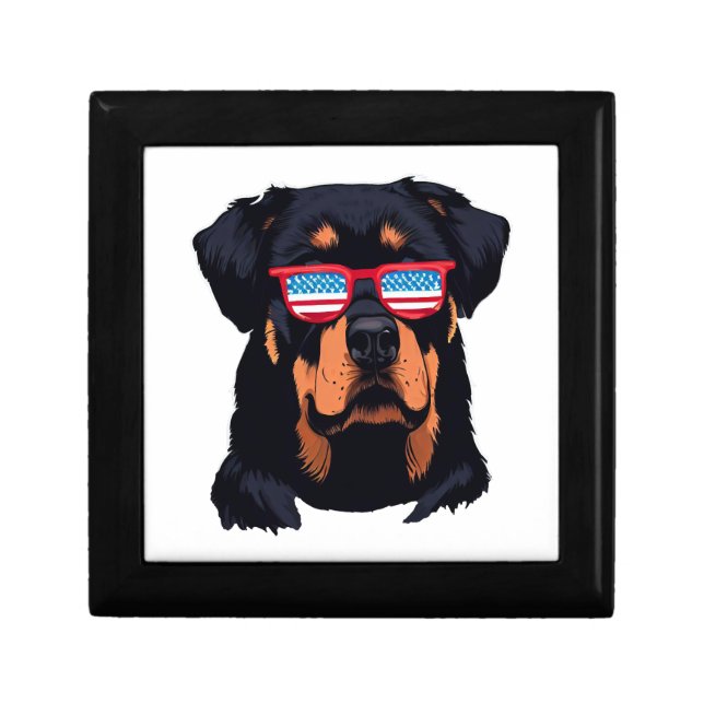 Rottweiler Lovers Gifts Gift Box (Front)