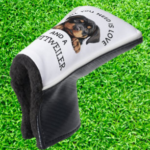 Rottweiler-Loving  Golf Head Cover