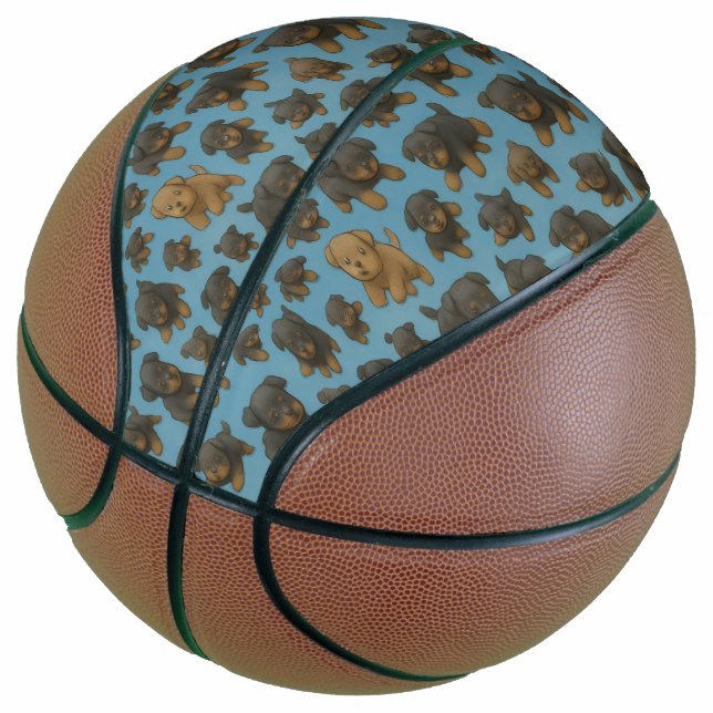 Rottweiler Madness Basketball (Angled)