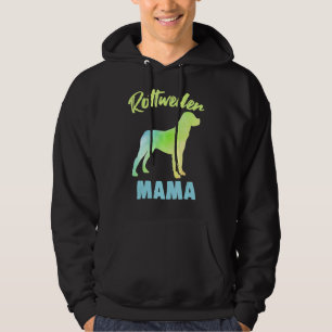 Rottweiler Mama Dog Owner Rottie Mom Animal  Fur P Hoodie