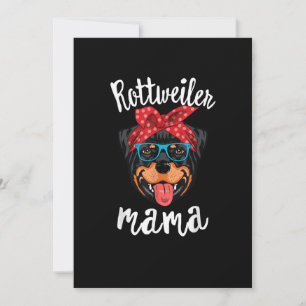 Rottweiler mama puppy mom dog mama lover poison announcement