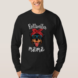 Rottweiler mama puppy mom dog mama lover poison T-Shirt