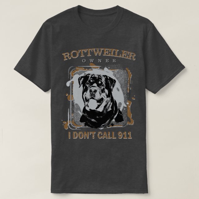 Rottweiler Metzgerhund (10) T-Shirt (Design Front)