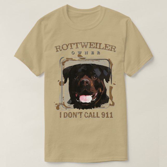 Rottweiler Metzgerhund (16) T-Shirt (Design Front)