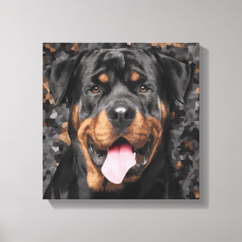 Rottweiler  _ Metzgerhund Canvas Print