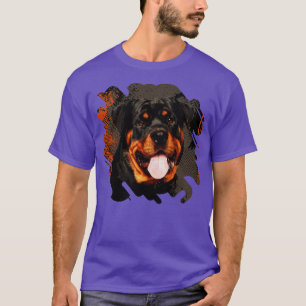 Rottweiler Metzgerhund Digital Art T-Shirt