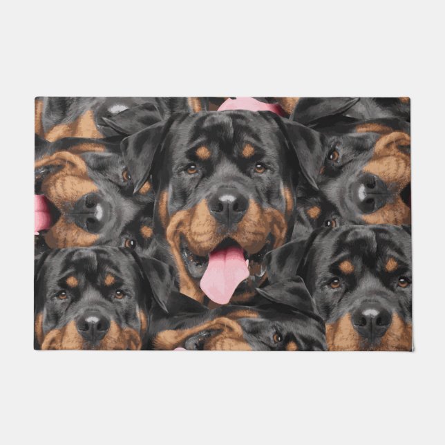 Rottweiler  - Metzgerhund Doormat (Front)