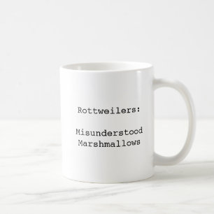 Rottweiler: Misunderstood Marshmallows Mug