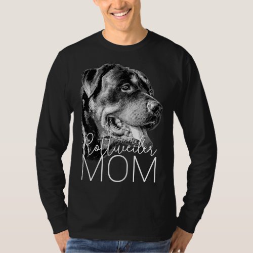 Rottweiler Mom _ Dog T_Shirt