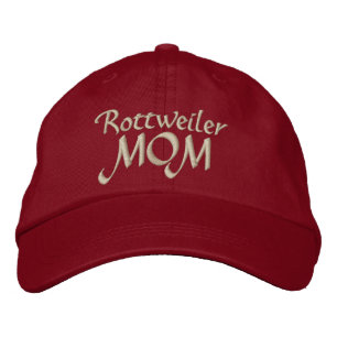 Rottweiler, MOM Embroidered Baseball Hat