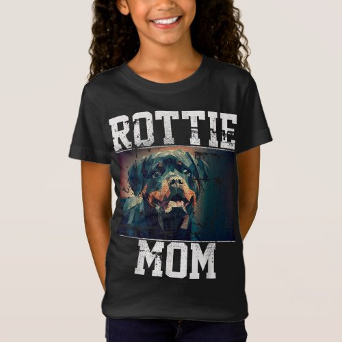 Rottweiler Mom _ Gift For Rottie Lover T_Shirt