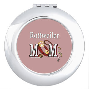 Rottweiler Mom Gifts Makeup Mirror