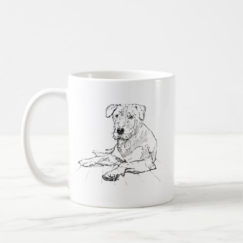 Rottweiler Mug – Minimalist Coffee Mug