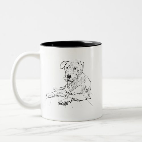 Rottweiler Mug – Minimalist Coffee Mug