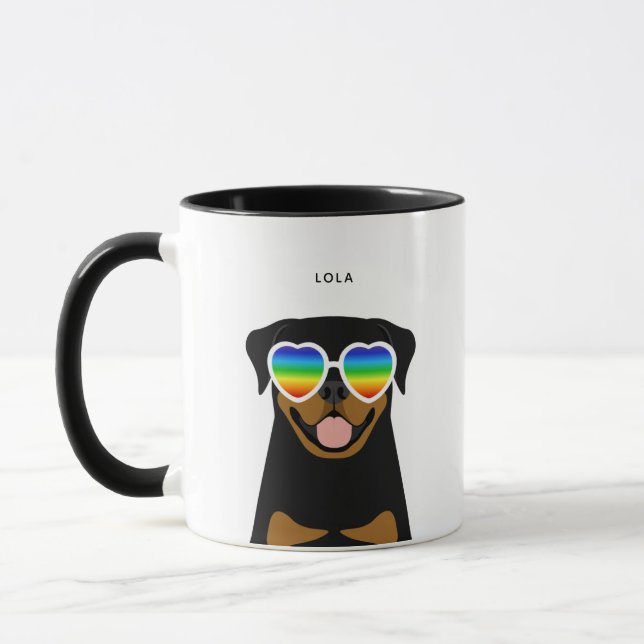 Rottweiler Mugs (Left)