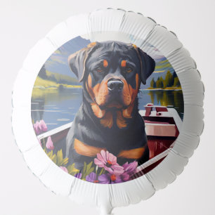 Rottweiler on a Paddle: A Scenic Adventure Balloon