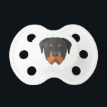 Rottweiler Pacifier<br><div class="desc">Baby Rottweiler sucker</div>