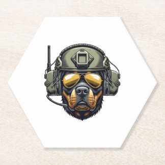 Rottweiler Paper Coaster