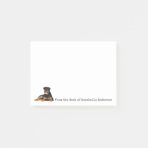 Rottweiler Personalize Notes