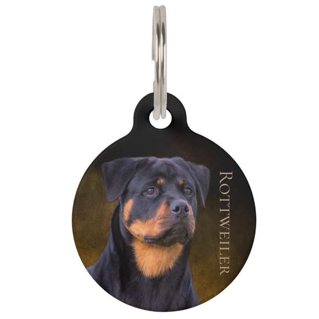 Rottweiler Pet ID Tag (Front)