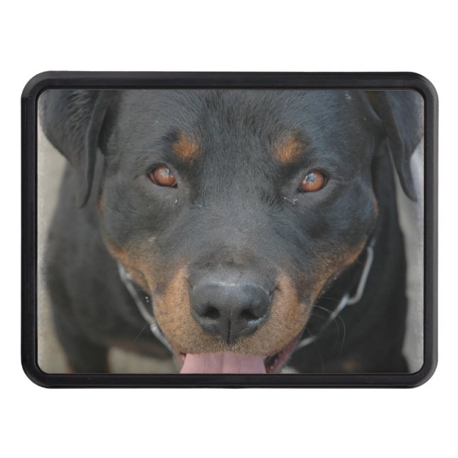 Rottweiler Picture Tow Hitch Cover (Front)