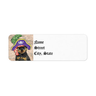Rottweiler Pirate Label