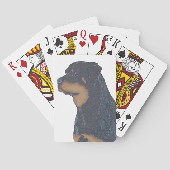 Rottweiler Poker Cards (Back)