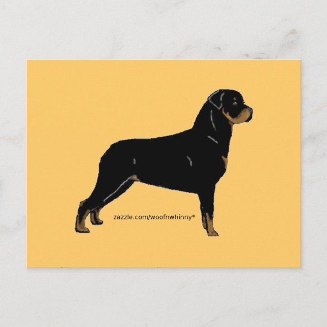 Rottweiler Postcard (Front)
