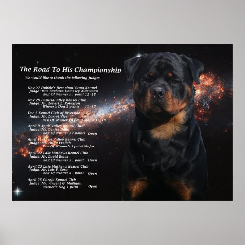 Rottweiler  poster